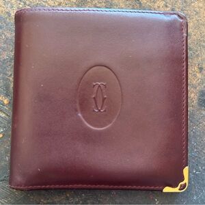 Cartier Leather Bifold Wallet